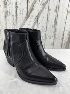 Circus By Sam Edelman Pointy Toe Block Heel Booties Size 7.5 - Picture 1 of 5