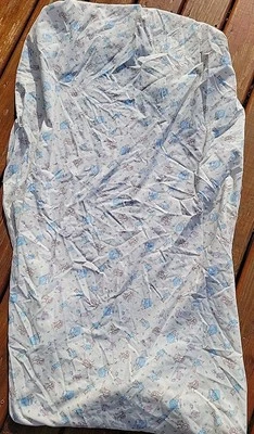 Vintage Beatrix Potter by Quiltex Peter Rabbit  & friends fitted crib sheet - Image 1 of 4