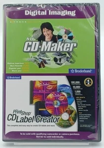 NTI CD-Maker Essentials / The Print Shop CD Label Creator MS/Win (New & Sealed) - Picture 1 of 2