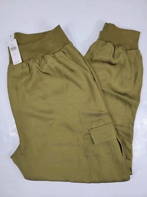 Nuevo con etiquetas Pantalones Jogger Anthropologie Bishop + Young Grandes Poliéster Satinado Carga NUEVO  Foto 1 de 4