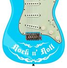 Custom Made Rock n Roll Decal Sticker Fits Guitars & Basses 12 colour options