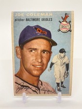 Joe Coleman 1954 Topps #156 Baltimore Orioles VG-EX Used