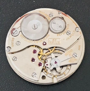 WITTNAUER 65 REVUE 38.25mm 17J WATCH MOVEMENT (BAL. RUNS WITH ROTATION) LOT.124 - Picture 1 of 2
