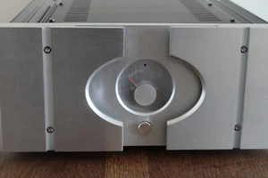 NELSON PASS F6 CLONE POWER AMPLIFIER SILVER AND BLACK CLASS A AUDIOPHILE BEAUTY - Picture 1 of 24
