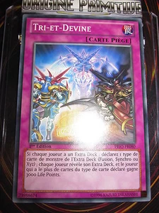 YU-GI-OH! COM TRI-ET-DEVINE PRIO-FR080 MINT NEUF EDITION 1 EXTRA DECK +3000 - Picture 1 of 1
