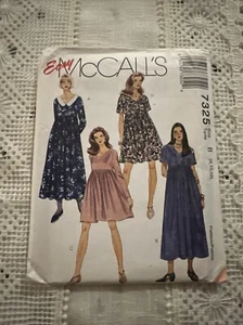 McCall's 7325 Größe 8-10-12 Pulloverkleid ungeschnitten FF - Bild 1 von 4
