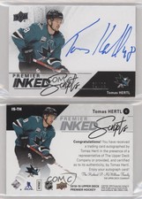 2018-19 Upper Deck Premier Inked Scripts /99 Tomas Hertl #IS-TH Auto