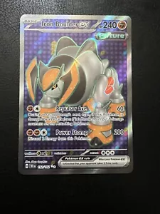 Iron Boulder Ex - 192/162 - Temporal Forces - Pack Fresh - Alt Rare Art - Picture 1 of 10