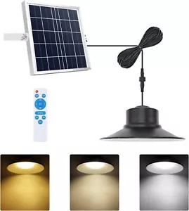 LED Solar Anhänger Licht Mit Fernbedienung 3-Farben Änderbar 200 W 150W 100W 50W - Bild 1 von 14