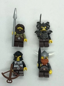 4 X LEGO Dwarves Dwarf Minifigures Figs Castle Fantasy L213 - Bild 1 von 2