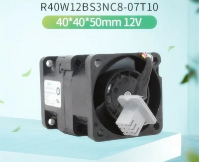 NEW Nidec R40W12BS3NC8-07T10 4056 4CM 12V 1.91A 8-Wires PWM Server Cooling Fan - Image 1 of 4