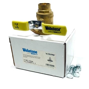 H-50404 Webstone Nibco Puerto Completo Latón Forjado Uni-Brida Válvula de Bola, 1" - Imagen 1 de 5