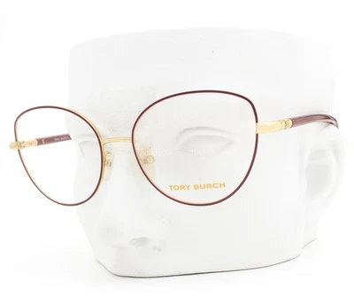 Tory Burch Eyeglasses TY1073 3316 Glasses Polished Dark Red on Gold 54mm w/pouch - Image 1 of 4