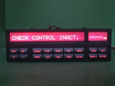 92-99 BMW E36 DIC 18-BUTTON DRIVER INFO CENTER DISPLAY ON BOARD TRIP COMPUTER 21 - Image 1 of 4