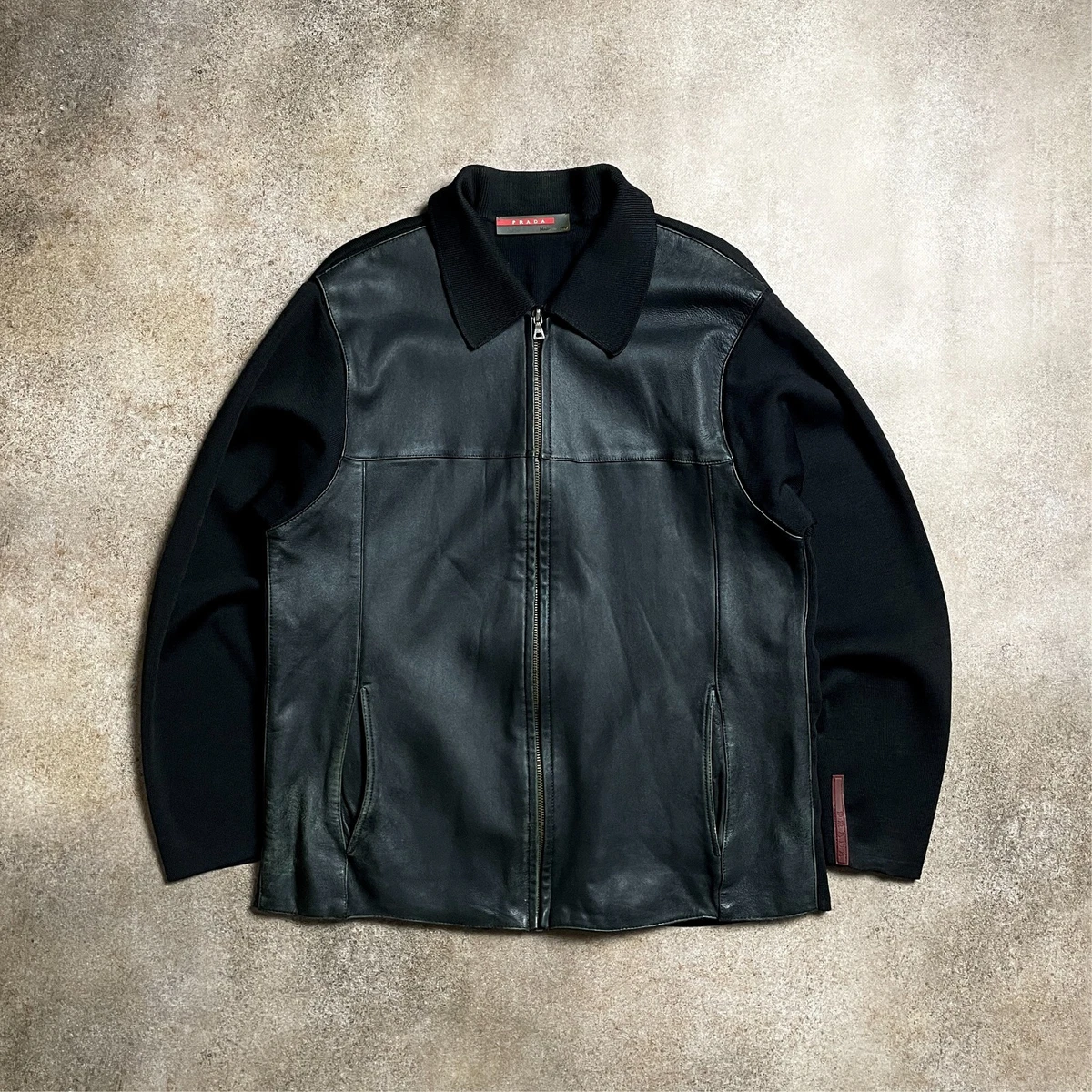PRADA Leather Outer Shell Jackets for Men for Sale | Shop New