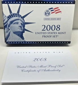2008S United States Mint Proof Set (14 Piece Set) - Picture 1 of 3