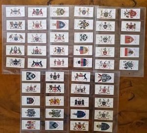 ARMS OF COMPANIES. Full Set of 50 Reproduction Wills Cigarette Cards - Picture 1 of 7