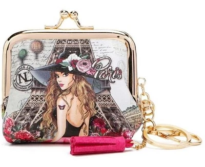NUEVO LLAVERO MINI MONEDERO NICOLE LEE VIVIAN DREAMS PARÍS - NUEVO CON ETIQUETAS Foto 1 de 4