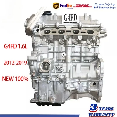 Conjunto de motor de bloque largo para Hyundai Kia Rio Soul G4FD 1,6 L 1591 CC gasolina 2012-19 Foto 1 de 4