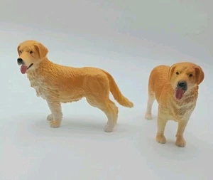 Terra by Battat Golden Retriever Dog Pair Action Figure Toy K9 Animal 090121 - Picture 1 of 12