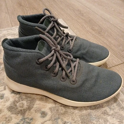 Allbirds Shoes Mens size 11 Gray Blue Wool Mizzle Runner Up Casual Sneakers NICE - Image 1 of 4