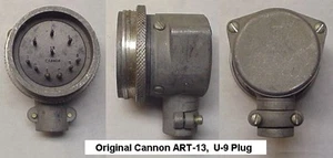 Collins Original Cannon U-9 wtyczka do ART-13 Xmitter - Zdjęcie 1 z 1