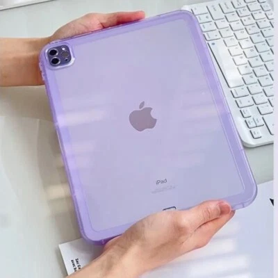 Candy Color Case Soft Clear Cover For iPad Air Pro 11/13 10th 10.9 9/8/7th 10.2 - Image 1 of 4