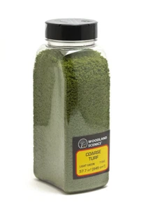 Woodland Scenics T1363 - Coarse Turf - Light Green - Shaker - Picture 1 of 4