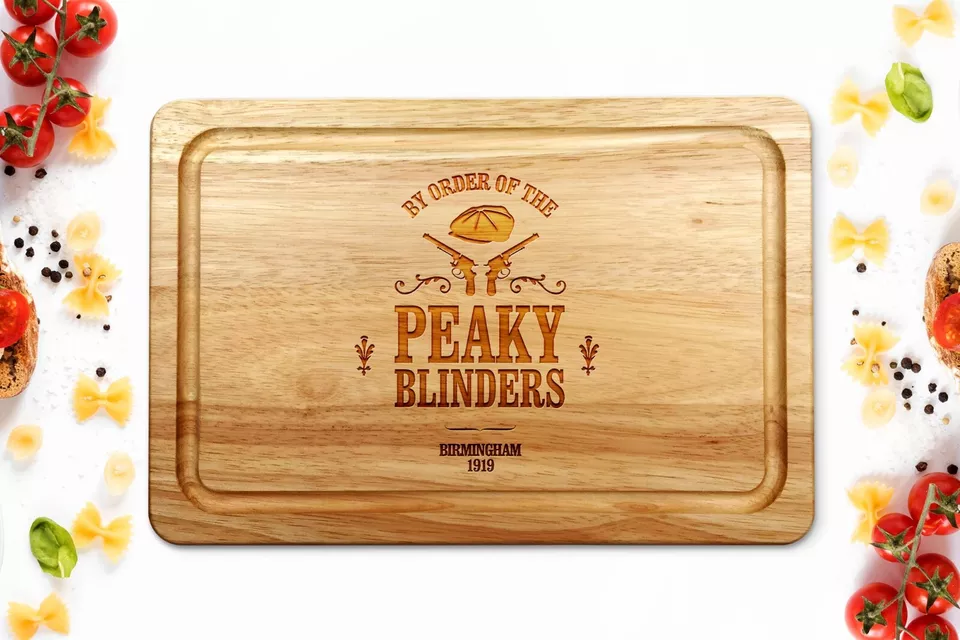 Peaky Blinders | Wooden | Chopping Board | Birmingham | Gangsters | Gift | Xmas - Image 1 of 1