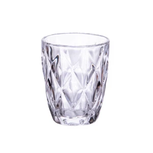 Boite de 6 gobelets bas 24 cl diamond verre 8 cm trend - Foto 1 di 1