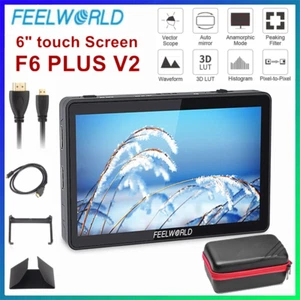 FEELWORLD F6 PLUS V2 Touch Screen DSLR Video Monitor 3D LUT HDR 4K HDMI Full HD - Picture 1 of 12