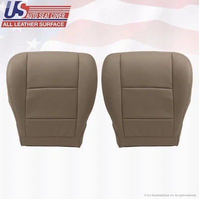 Cubiertas de repuesto inferiores delanteras de cuero sintético para Toyota Tundra 2000-2004 color tostado roble Foto 1 de 4