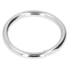 20Pcs Metal Rings 4x32mm Iron Sturdy Durable Metal O Rings Spares (Silver) YAX