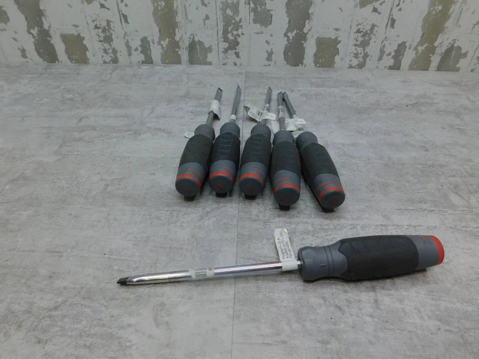 6 NEW Proto Keystone Slotted Screwdriver, 5/16" Tip, 10 3/4" Overall, JK51606R - Image 1 of 1