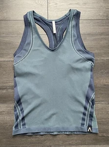 Camiseta sin mangas Athleta Allyson Felix Legend Shine para mujer verde azulado espalda deportiva talla mediana - Imagen 1 de 8