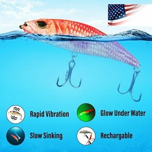 UFISH Robotic Twitching Lure Electronic Bass Bait Pike Muskie Crank Tackle - Picture 1 of 11