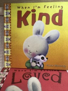 The When Im Feeling Books x7 by Trace Moroney Jealous Scared Kind Loved VGC - Picture 1 of 9