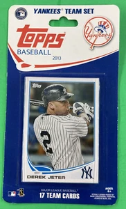 2013 Topps NEW YORK YANKEES Baseball Team Set 17 Total Carda NEW - SEALED - Picture 1 of 3