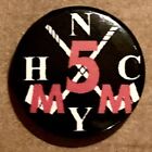 5  MINUTE MAJOR RARE VINTAGE EARLY 2000S PIN/BADGE NYHC CLASSIC 5 MM LOGO/FONT