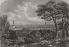 War in Denmark: view of Aalborg, Jutland, occupied by the Prussian Army 1864