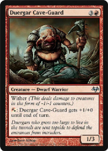 DUERGAR CAVE-GUARD X4 4 4X Eventide MTG Magic the Gathering Cards DJMagic - Image 1 of 1