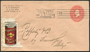 NEW YORK ~ B. T. BABBITT’s Baking Powder & Soap Powder ~ Illus. Adv. Cover 1900 - Picture 1 of 2