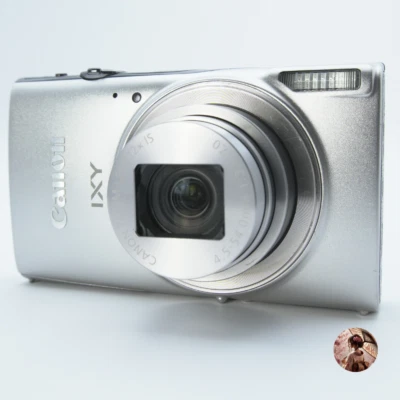 Canon IXY 650 PowerShot Elph 360 HS 20.2MP Digital Camera Silver Japan Near Mint - Image 1 of 4