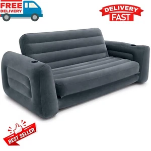 Nuovo Divano Letto Letto Queen Size Gonfiabile Aria Pieghevole Futon Divano Trasformabile - Foto 1 di 10