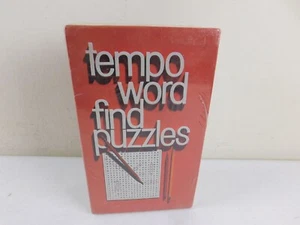 Set di scatole libri vintage ""TEMPO WORD FIND PUZZLE"", Doherty, Gergerger NUOVI sigillati - Foto 1 di 2
