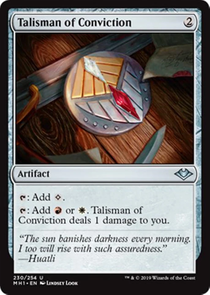 MTG - TALISMAN OF CONVICTION - Modern Horizons (U) - Image 1 of 1