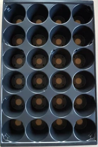 Topfplatte QP 24 Anzuchtplatte+Untersetzer Multitopfplatte Profiausführung DHL - Bild 1 von 2