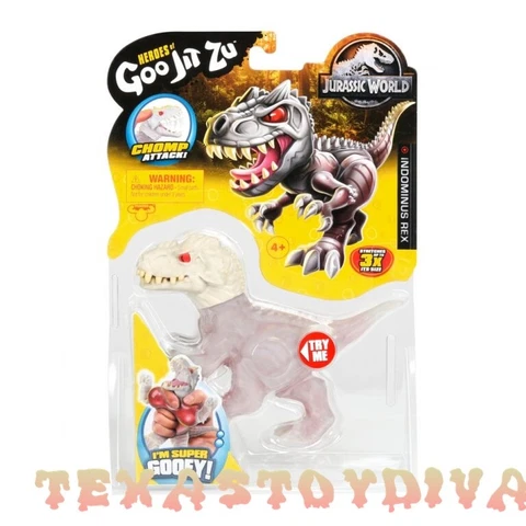 GOO JIT ZU Jurassic World Super Gooey Indominus Rex Dinosaur Chomp Attack READ!! Cover