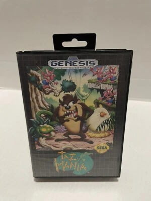 Taz-Mania Sega Genesis Auténtico Completo En Caja - Probado y Funcionando!!! ¡Ver fotos! Foto 1 de 4