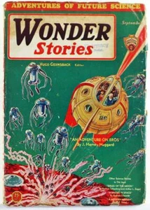 Wonder Stories September 1931 Pulp Magazine Vol. 3 No. 4, Harvey Haggard - Picture 1 of 3